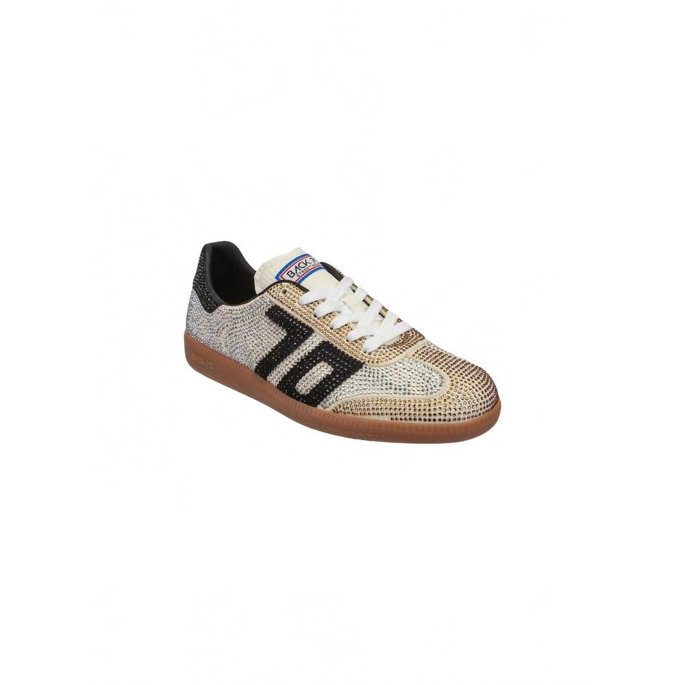 NEW BACK 70 women's sirio 2506 sneakers in gold black